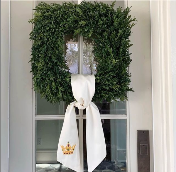 Tie One On: The story behind Fig & Dove's Wreath Sash - inRegister