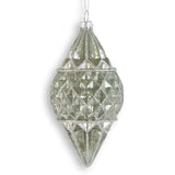 Sage Green Mercury Glass Finial Ornament