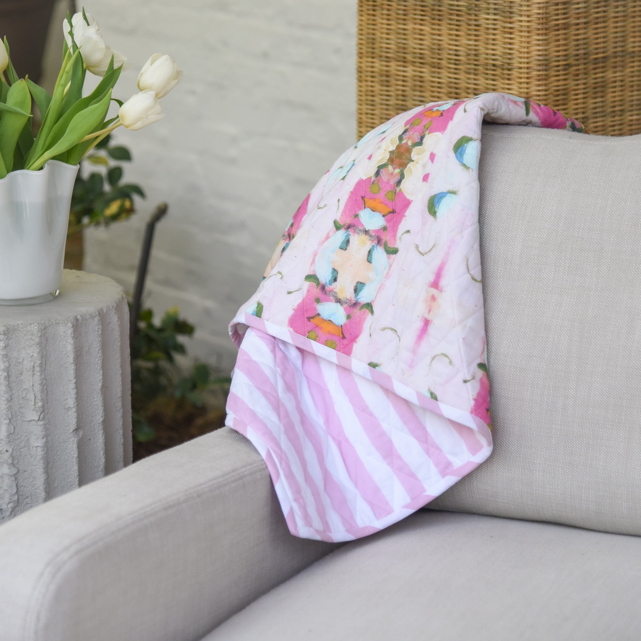Laura Park Monet's Garden Baby Blanket