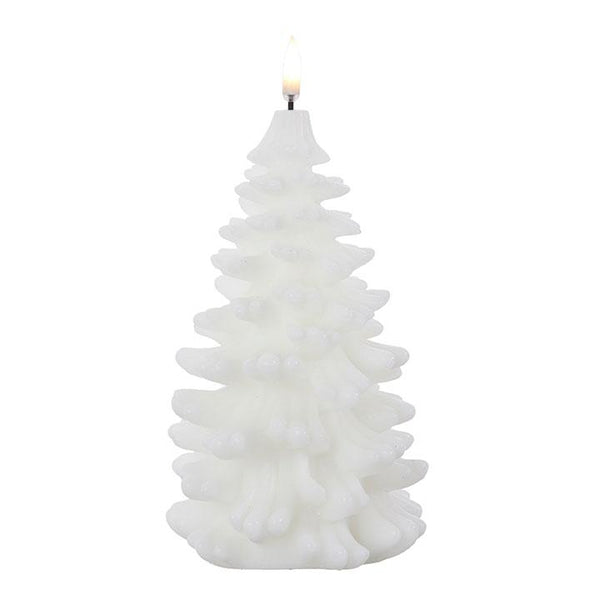 Raz Imports 4.25 x 8 Christmas Tree Candle White